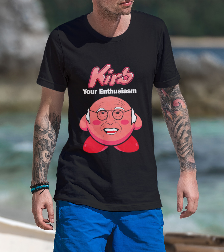 Kirb Your Enthusiasm Kirby Larry David T-Shirt