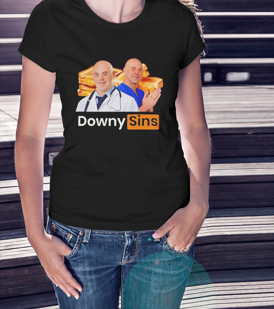 DownySins Meme Parody With Toast T-Shirt