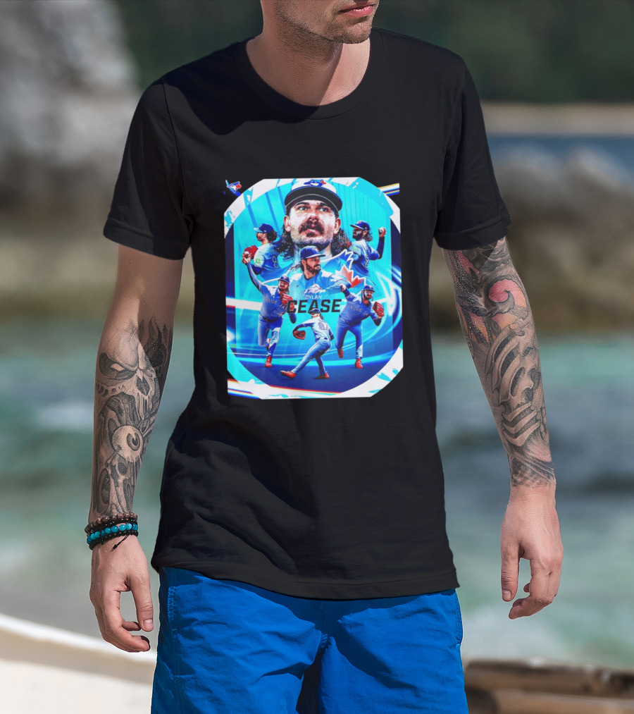 Dylan Cease No 84 Toronto Blue Jays Collage Sports Memorabilia T-Shirt