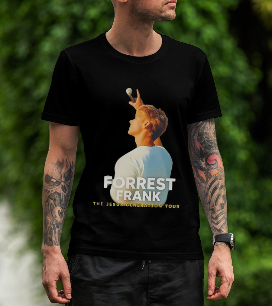 Forrest Frank The Jesus Generation Tour Microphone Pose T-Shirt