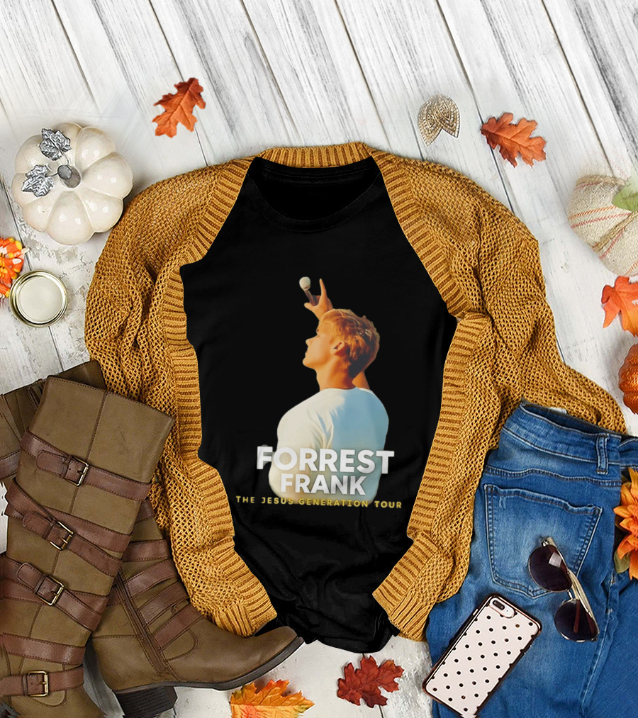 Forrest Frank The Jesus Generation Tour Microphone Pose T-Shirt
