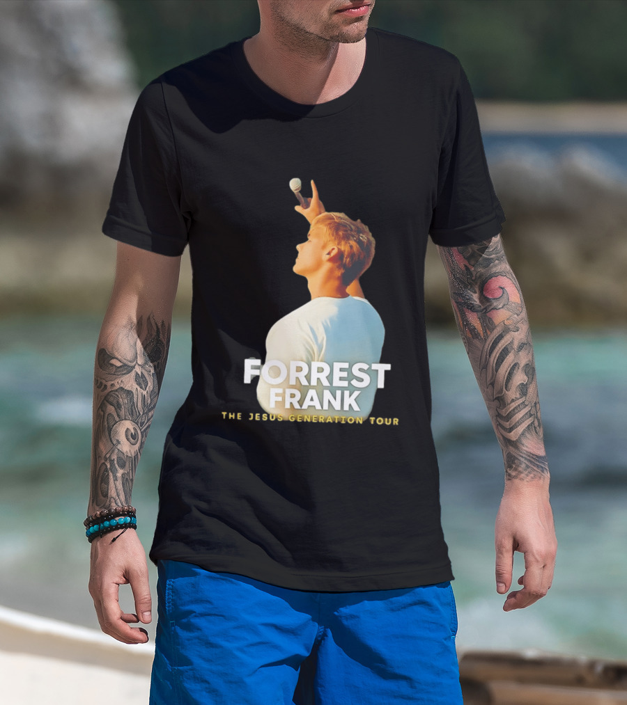 Forrest Frank The Jesus Generation Tour Microphone Pose T-Shirt
