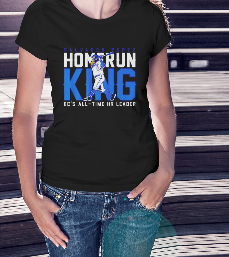 Salvador Perez Homerun King KC's All Time HR Leader T-Shirt