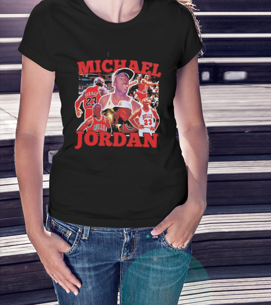 Michael Jordan 23 Bulls 90s T-Shirt