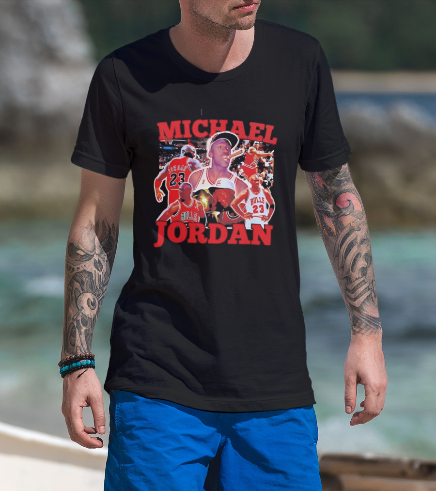 Michael Jordan 23 Bulls 90s T-Shirt