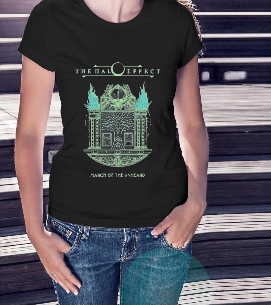 The Halo Effect March Of The Unheard Mystical Portal And Flames T-Shirt