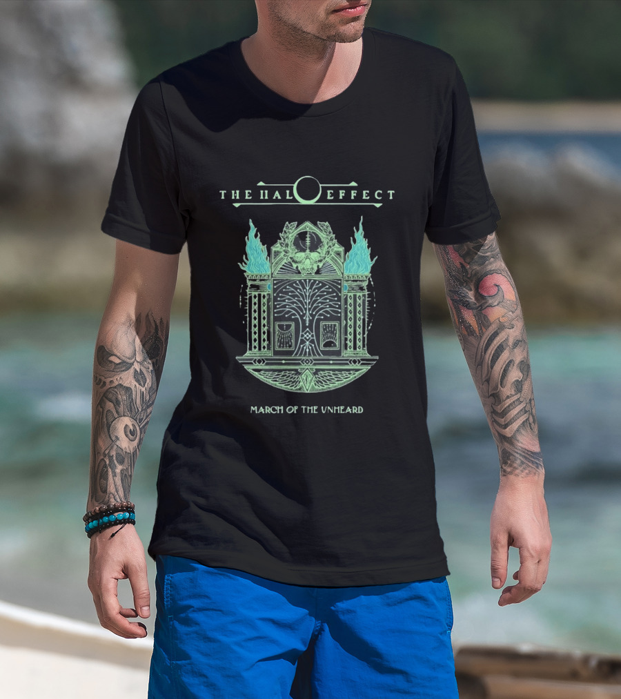 The Halo Effect March Of The Unheard Mystical Portal And Flames T-Shirt