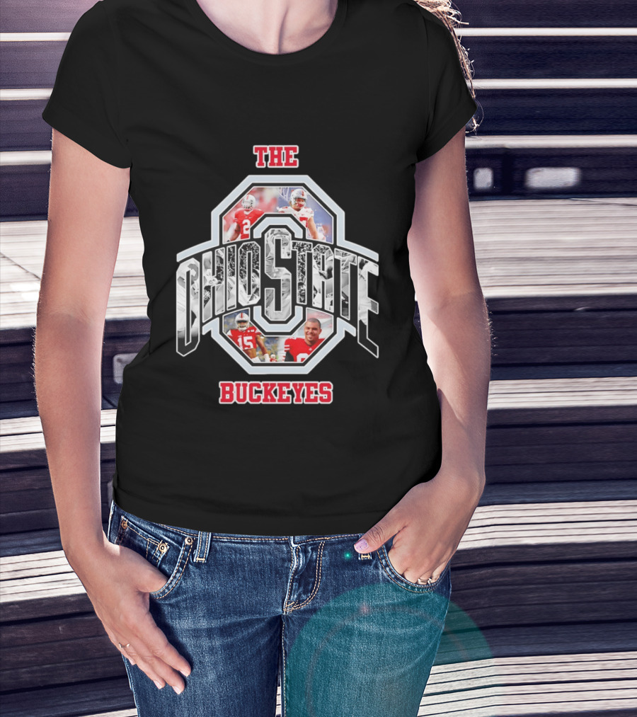 Ohio State Buckeyes Football Collage Ohio State T-Shirt