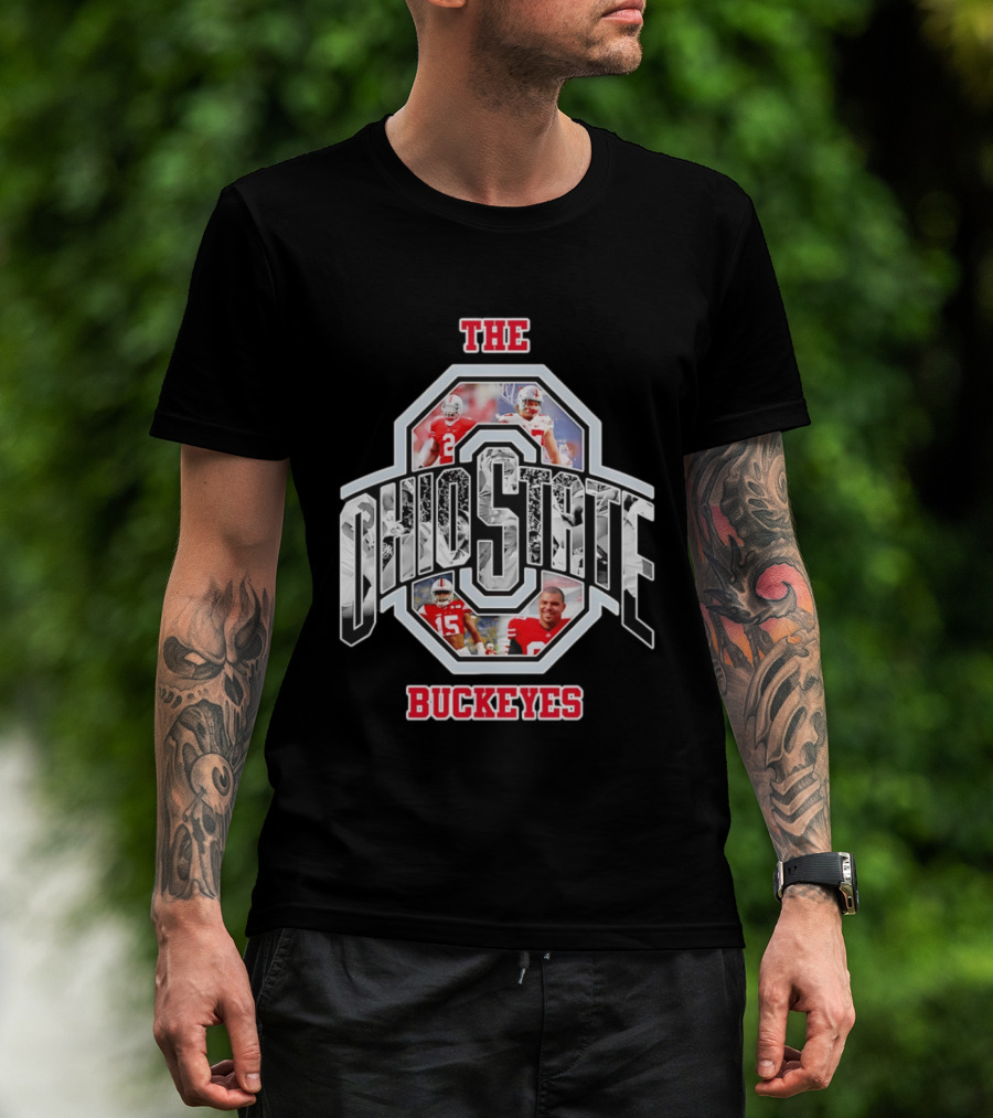 Ohio State Buckeyes Football Collage Ohio State T-Shirt