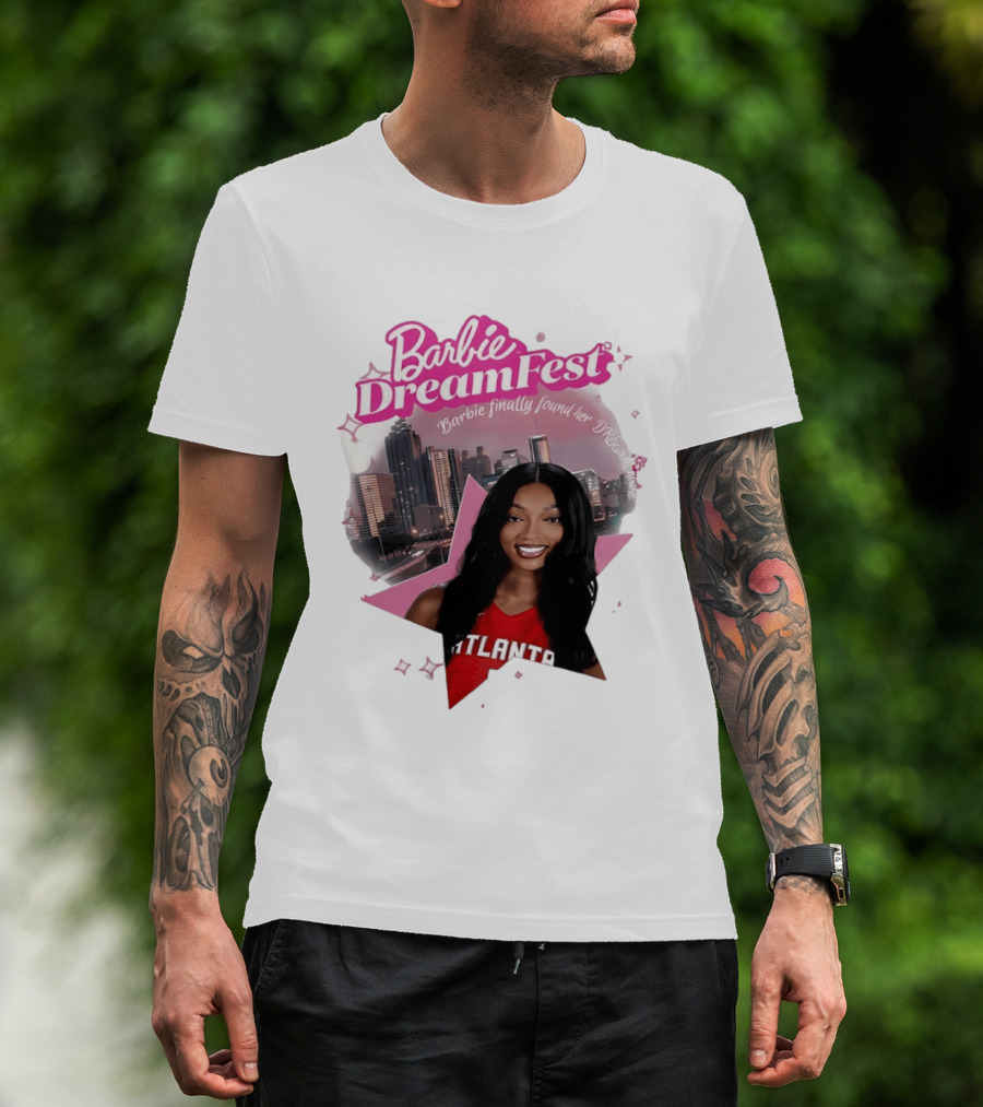 Barbie Dream Fest Angel Reese Atlanta Dream Basketball Barbie Finally Found Her Dream T-Shirt