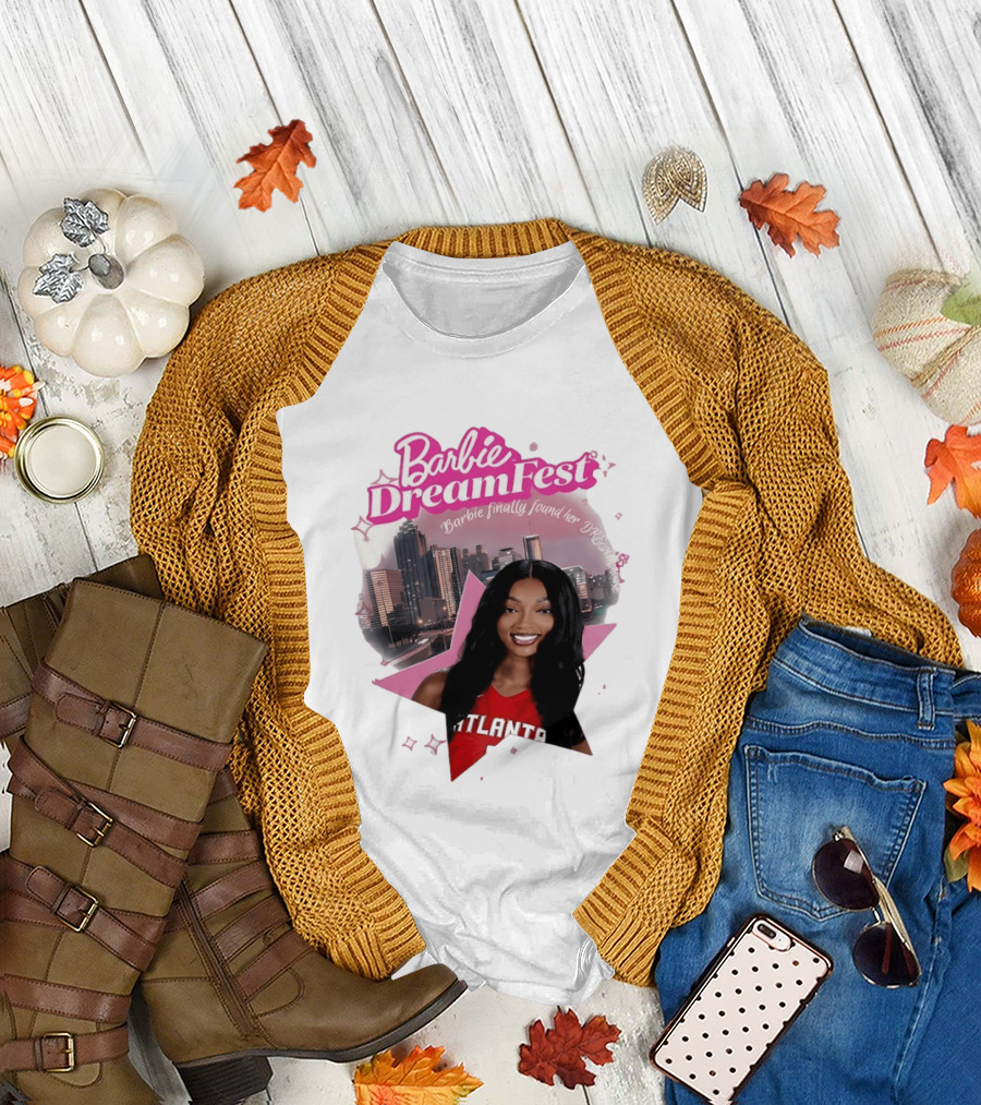 Barbie Dream Fest Angel Reese Atlanta Dream Basketball Barbie Finally Found Her Dream T-Shirt