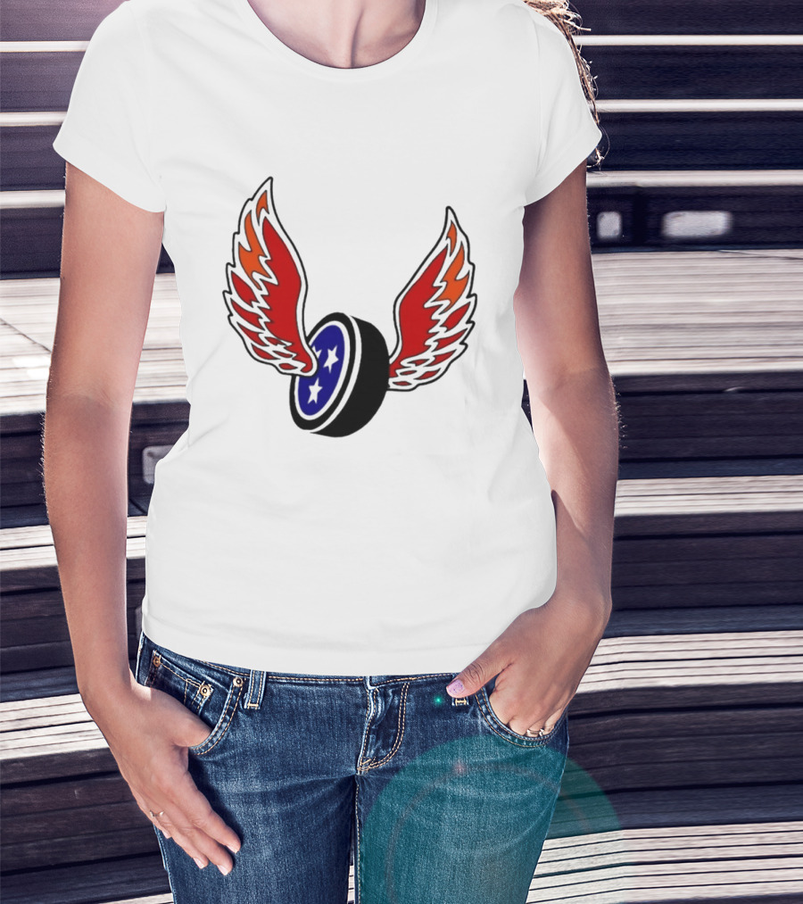 Joey Aguilar Knoxville Speed Three Star Winged Wheel T-Shirt
