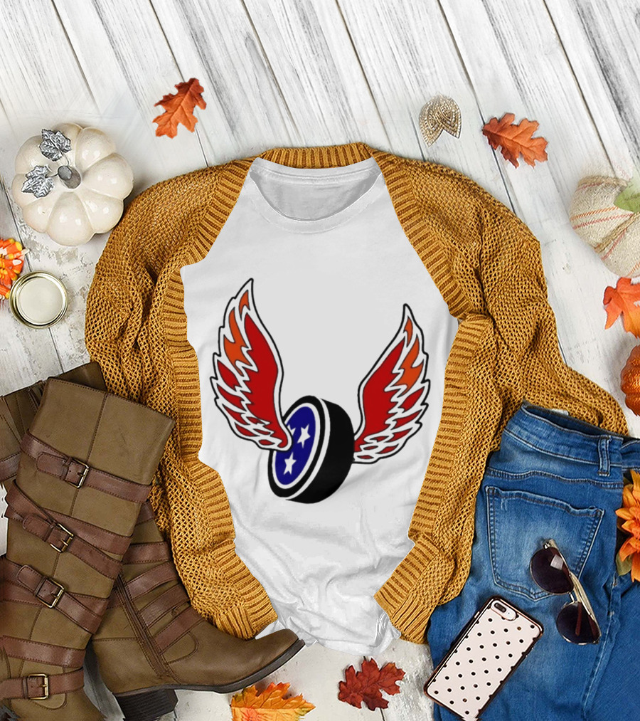 Joey Aguilar Knoxville Speed Three Star Winged Wheel T-Shirt