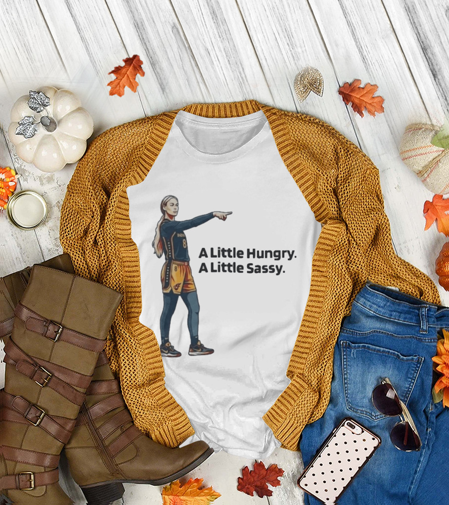 Sophie Cunningham A Little Hungry A Little Sassy Basketball T-Shirt