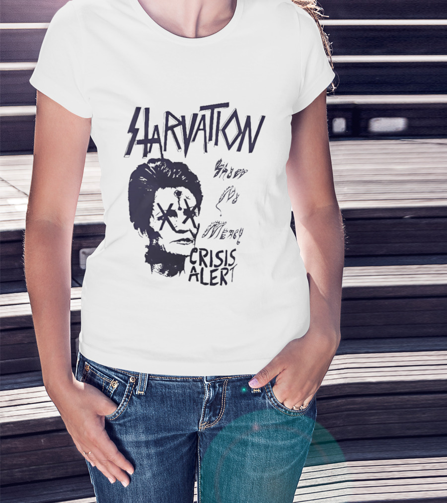 Starvation Sheer Mercy Crisis Alert T-Shirt
