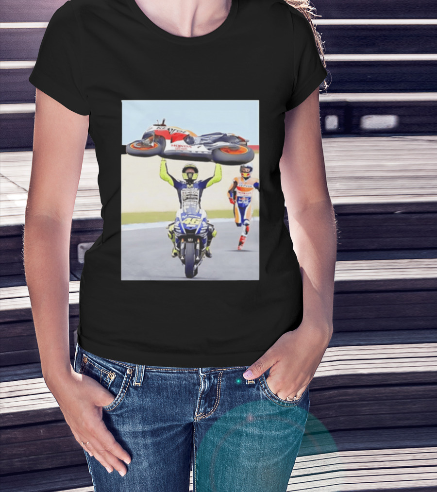Valentino Rossi Honda MotoGP 46 Victory Celebration 2026 T-Shirt