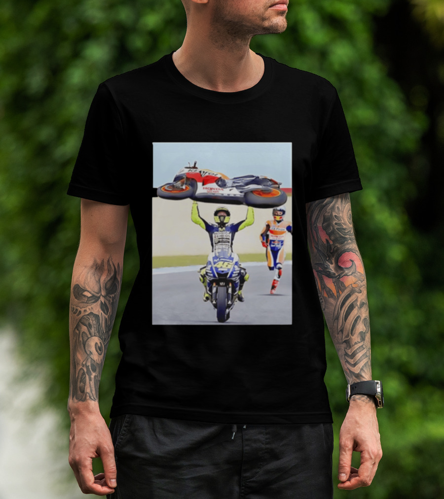 Valentino Rossi Honda MotoGP 46 Victory Celebration 2026 T-Shirt