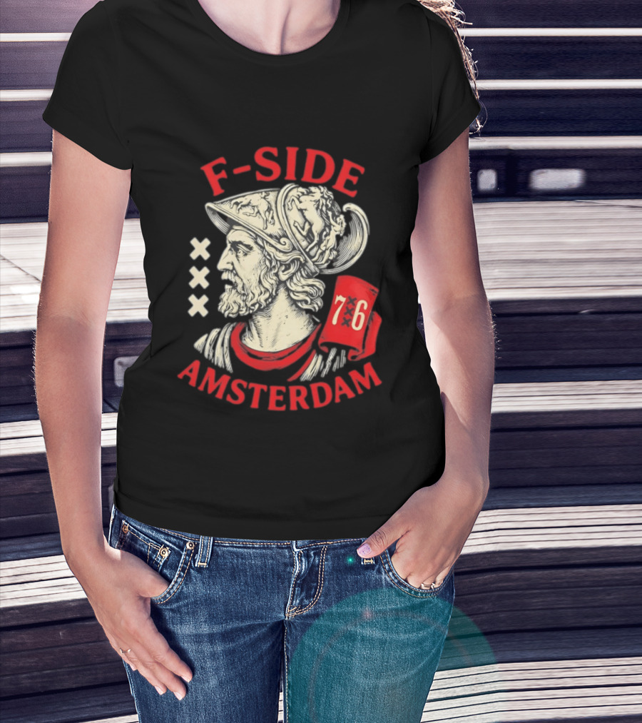 F Side Amsterdam Warrior Helmet 76 T-Shirt