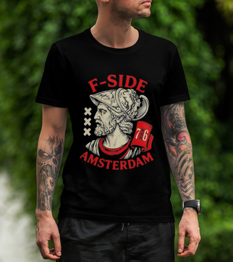 F Side Amsterdam Warrior Helmet 76 T-Shirt