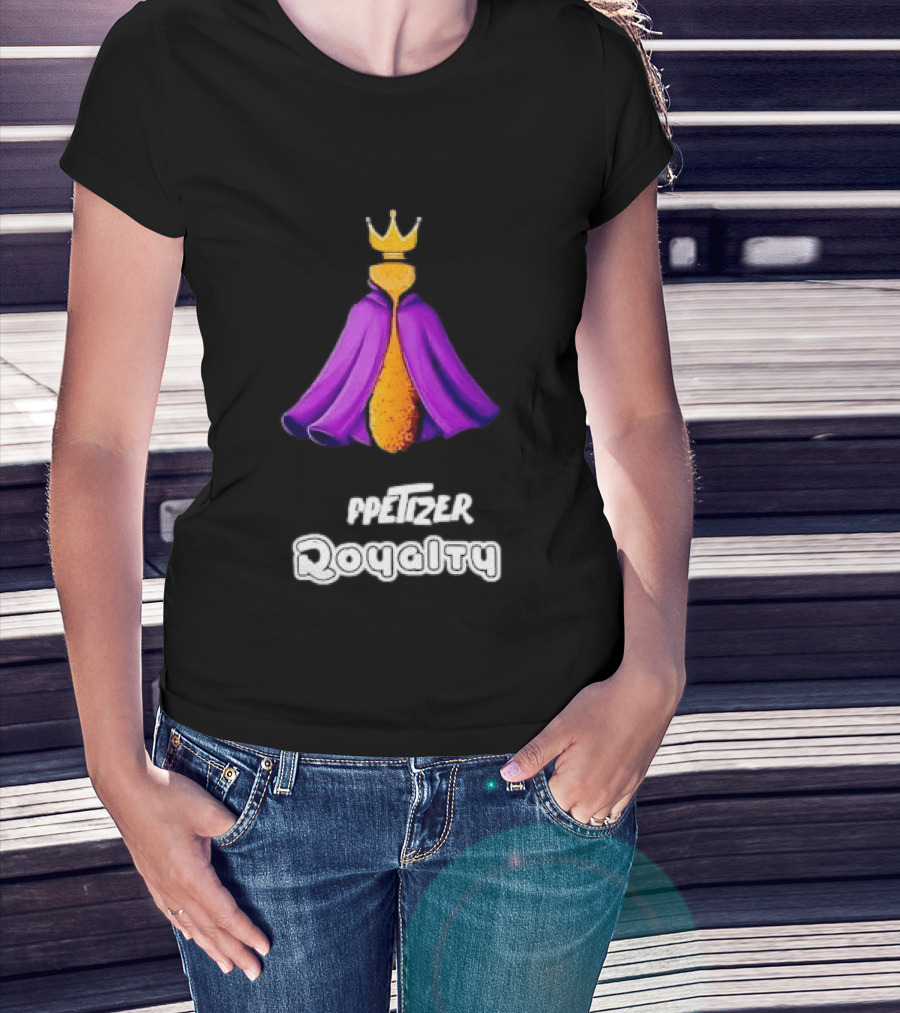 Crowned Nugget Appetizer Royalty Kingscape T-Shirt