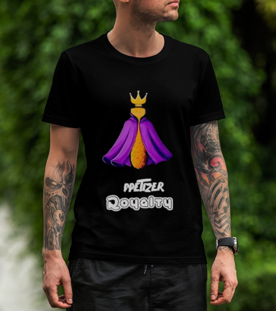 Crowned Nugget Appetizer Royalty Kingscape T-Shirt