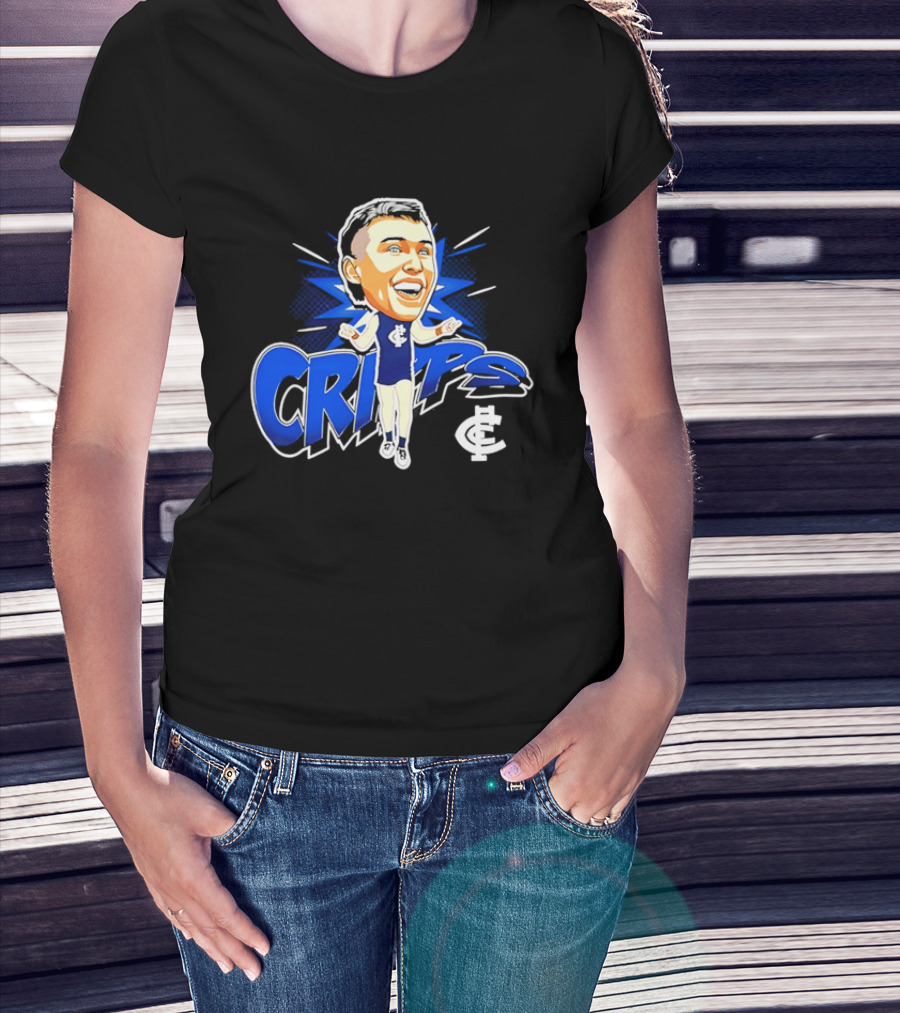 Carlton Football Club Patrick Cripps Caricature Cripps T-Shirt