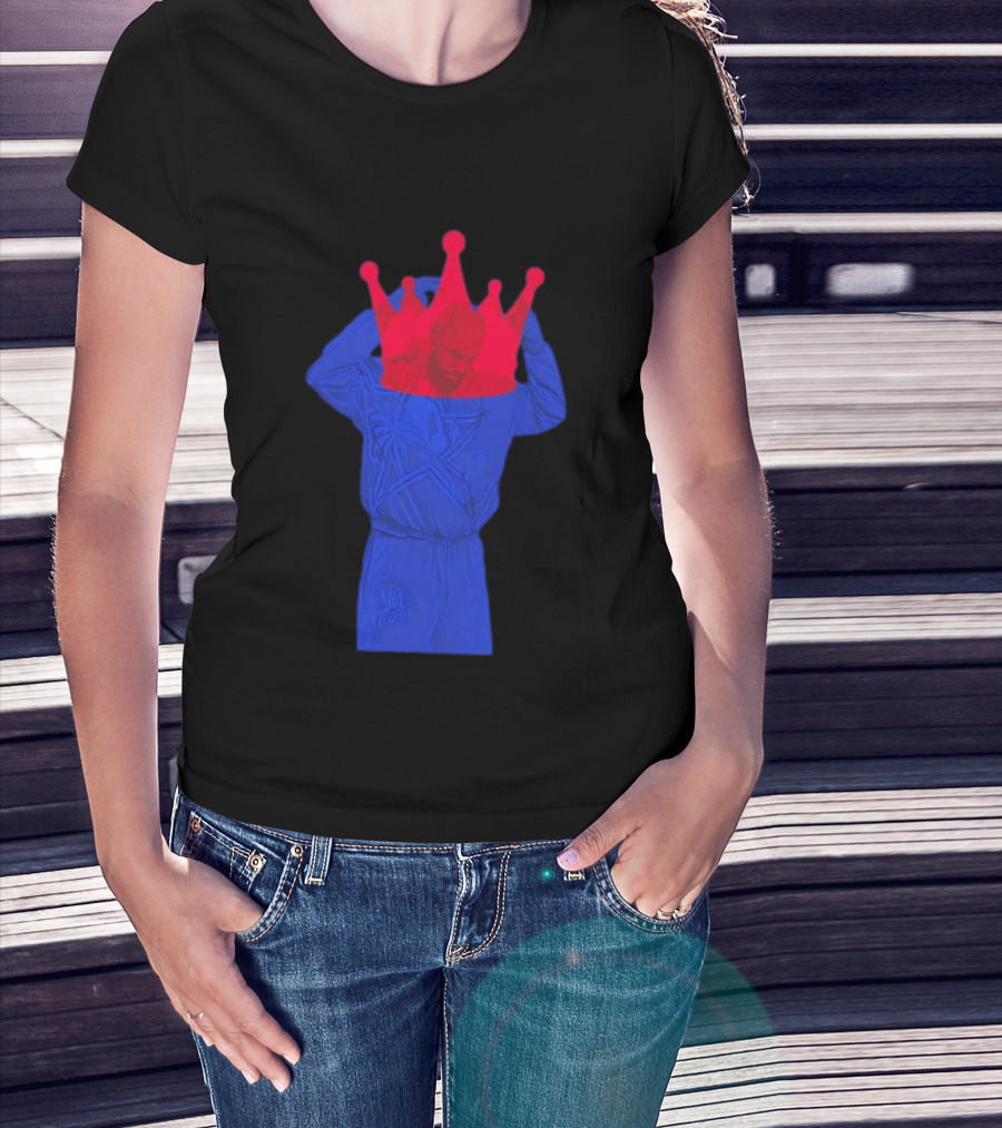 LeBron James NBA Finals 76ers King And Crown T-Shirt