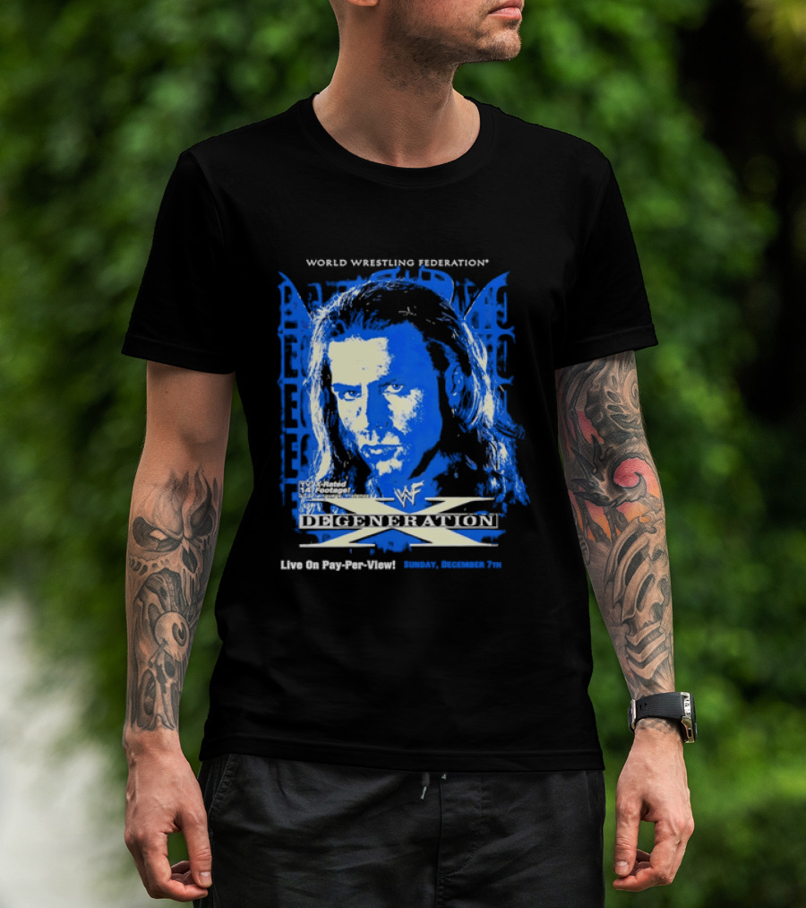 World Wrestling Federation DX Shawn Michaels D Generation X In Your House Pay Per View T-Shirt