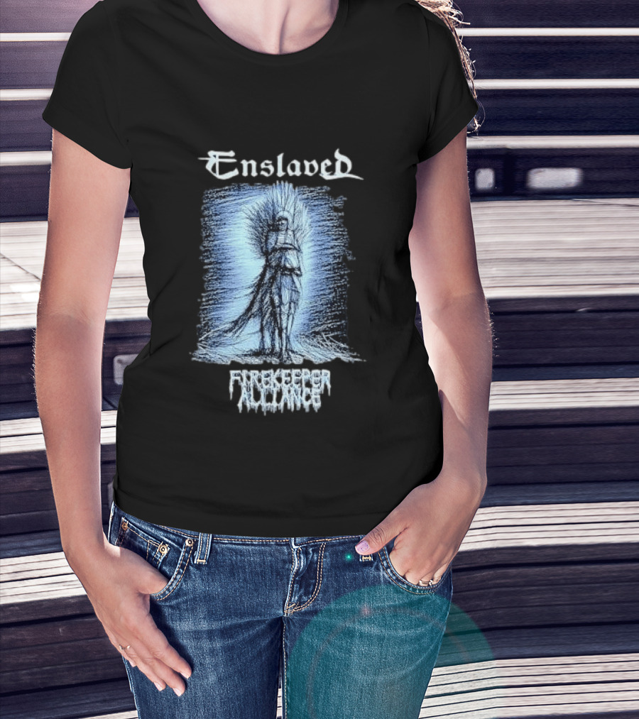 Enslaved Firekeeper Alliance Heavy Metal Band T-Shirt
