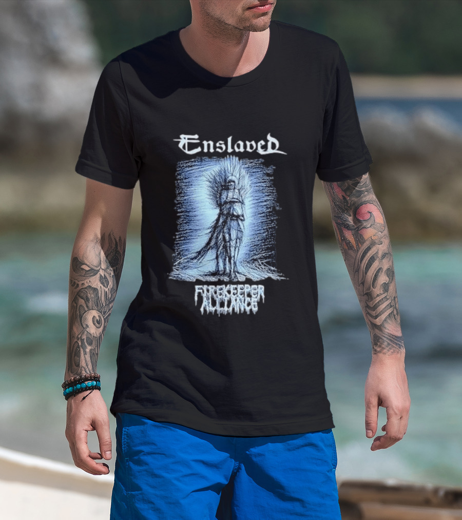 Enslaved Firekeeper Alliance Heavy Metal Band T-Shirt