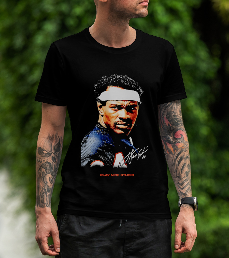 Neville Gallimore Walter Payton 34 Chicago Play Nice Studio T-Shirt