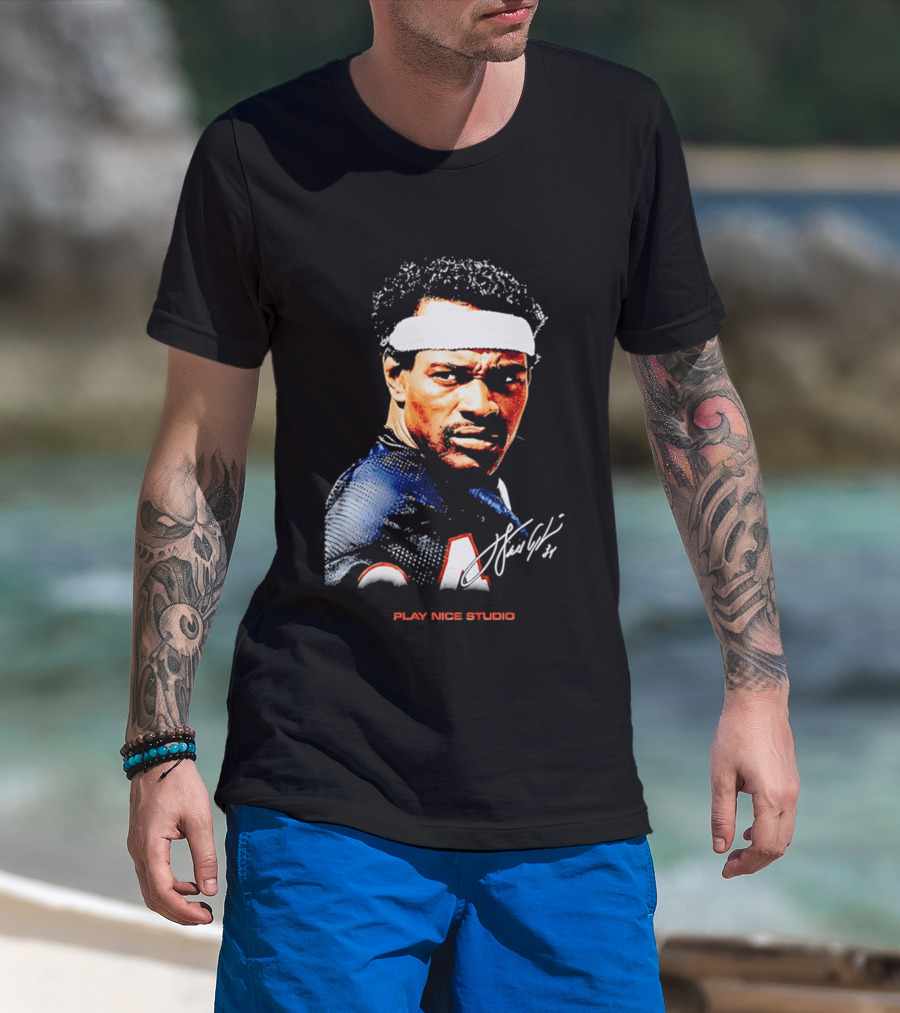 Neville Gallimore Walter Payton 34 Chicago Play Nice Studio T-Shirt