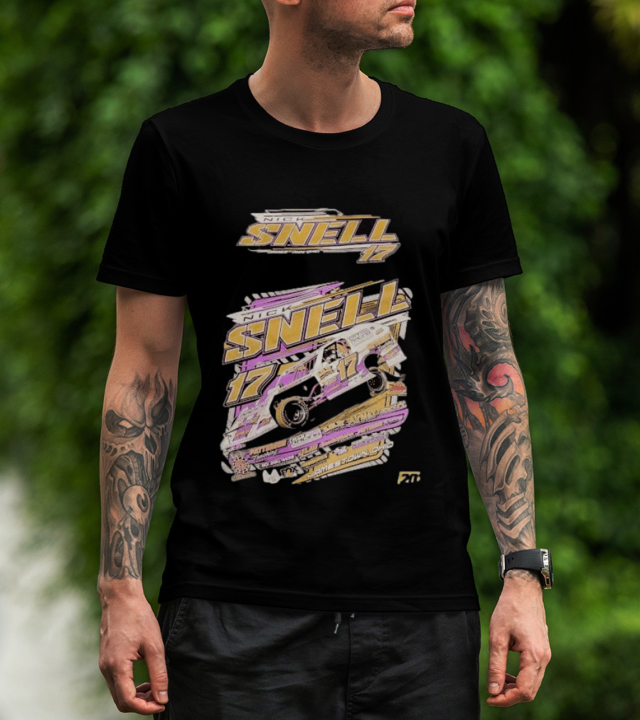 Nick Snell 17 Jamestown Ohio Racing 2024 T-Shirt