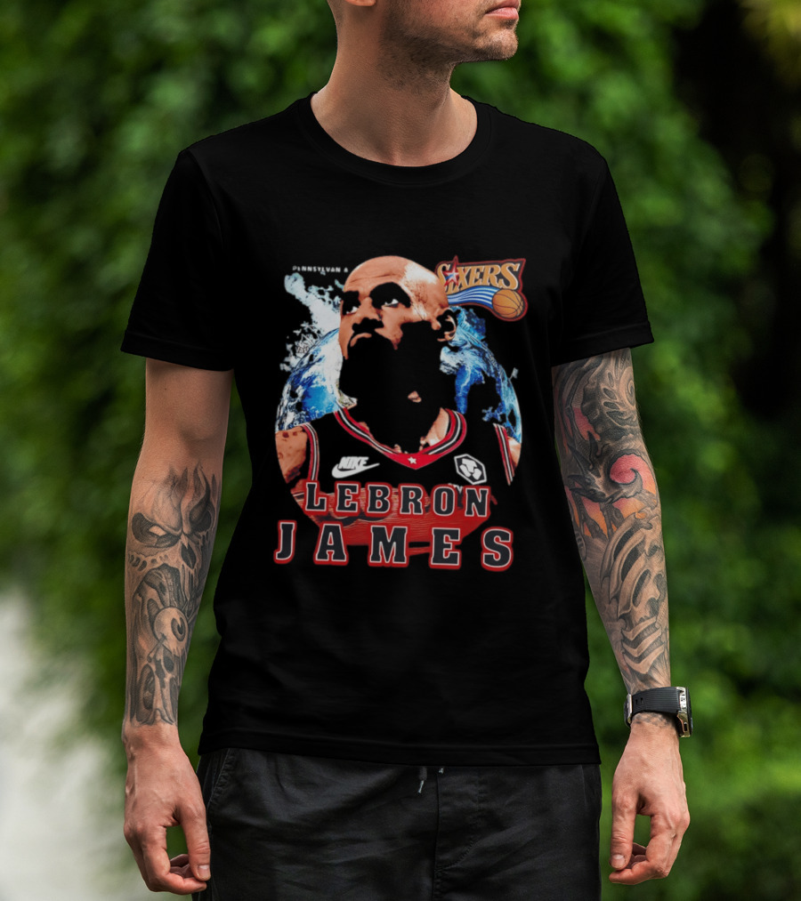 Philadelphia 76ers Nike LeBron James Mashup T-Shirt