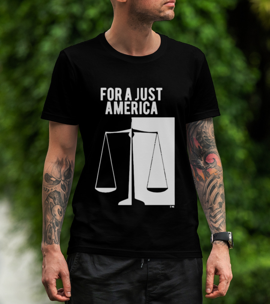 Resist For A Just America Scales Of Justice T-Shirt