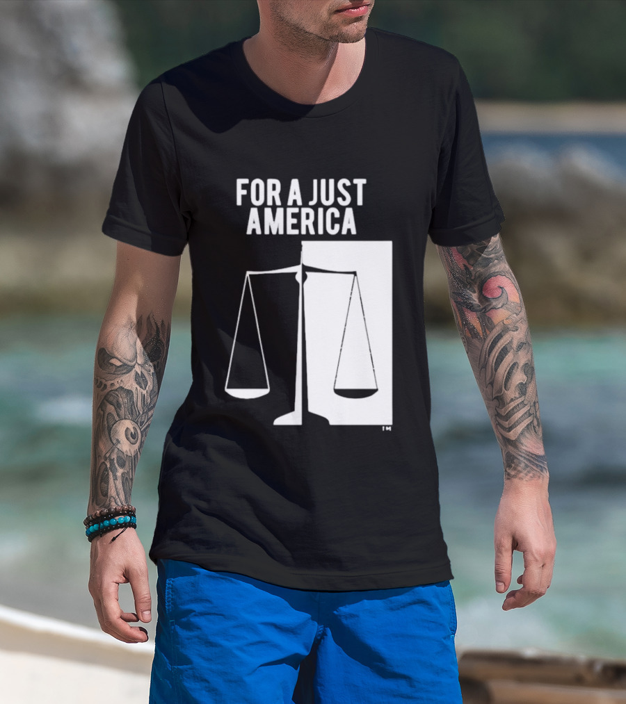 Resist For A Just America Scales Of Justice T-Shirt