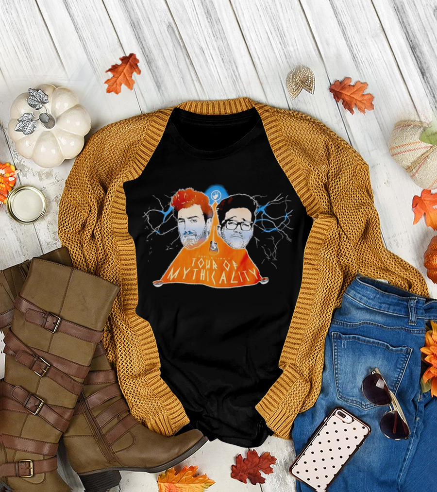 Rhett & Link Ear Biscuits Tour Of Mythicality Lightning T-Shirt