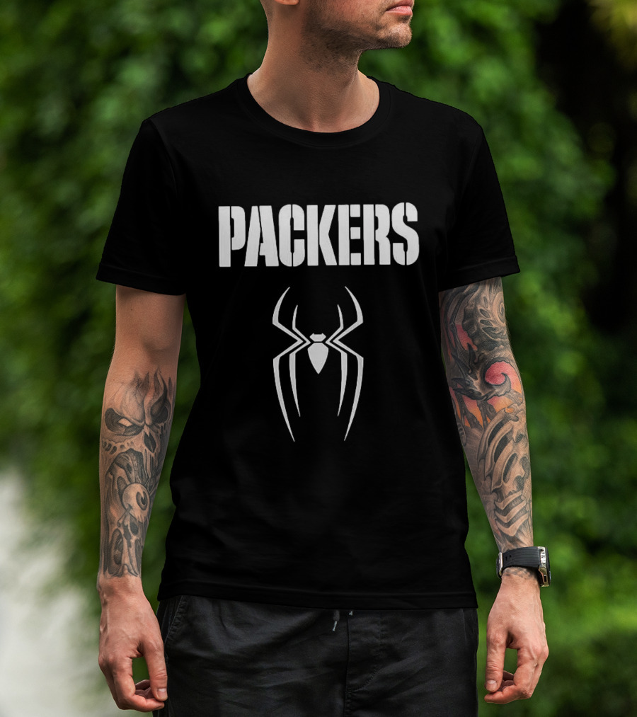 Spider Man Packers Brand New Day T-Shirt