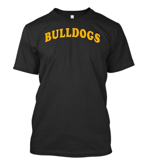 Support The Bulldogs Bold Yellow Arch T-Shirt