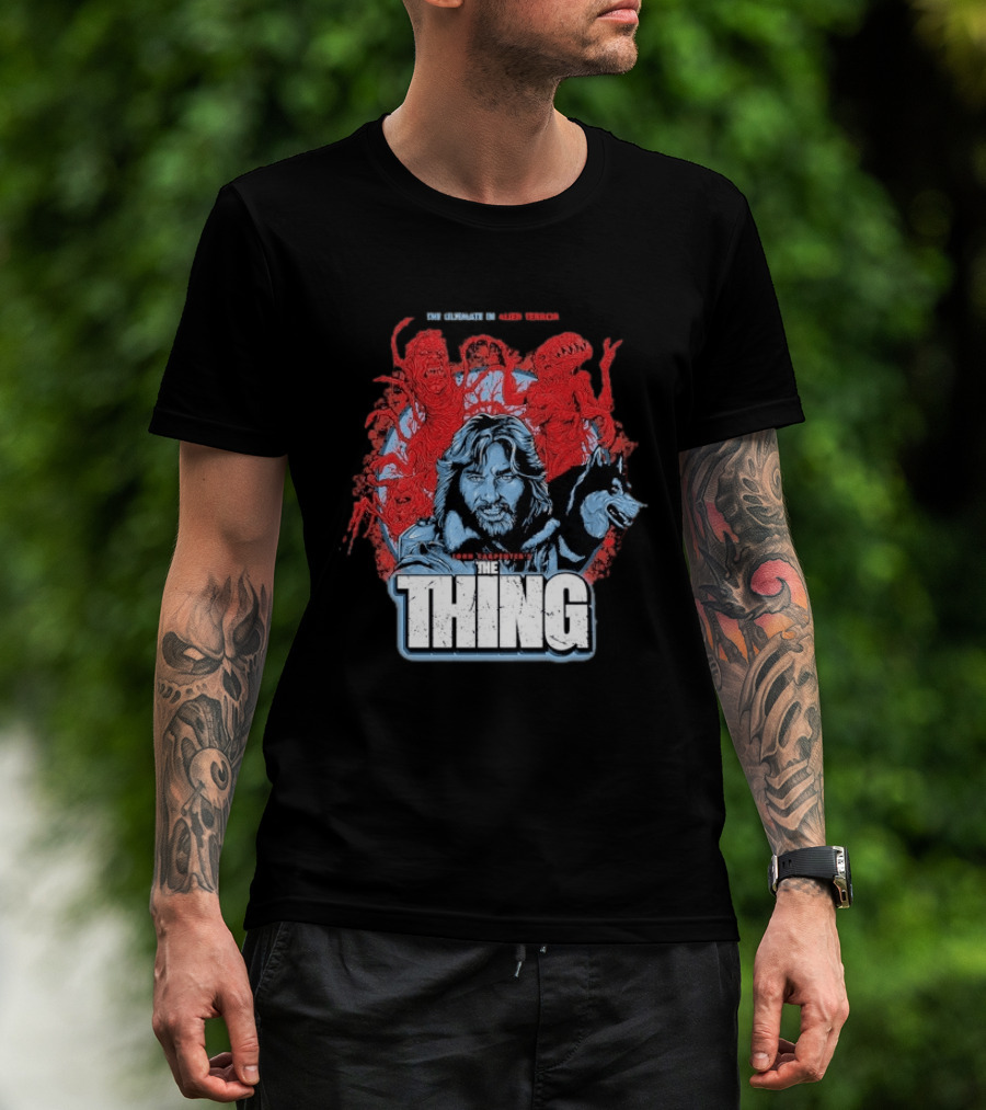 The Thing Ultimate Alien Terror John Carpenter's Classic 1982 Horror Movie T-Shirt