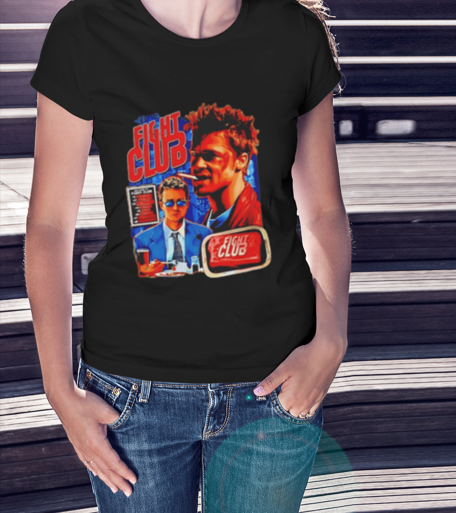Tyler Durden The Narrator Fight Club Welcome To Fight Club Do Not Talk About T-Shirt