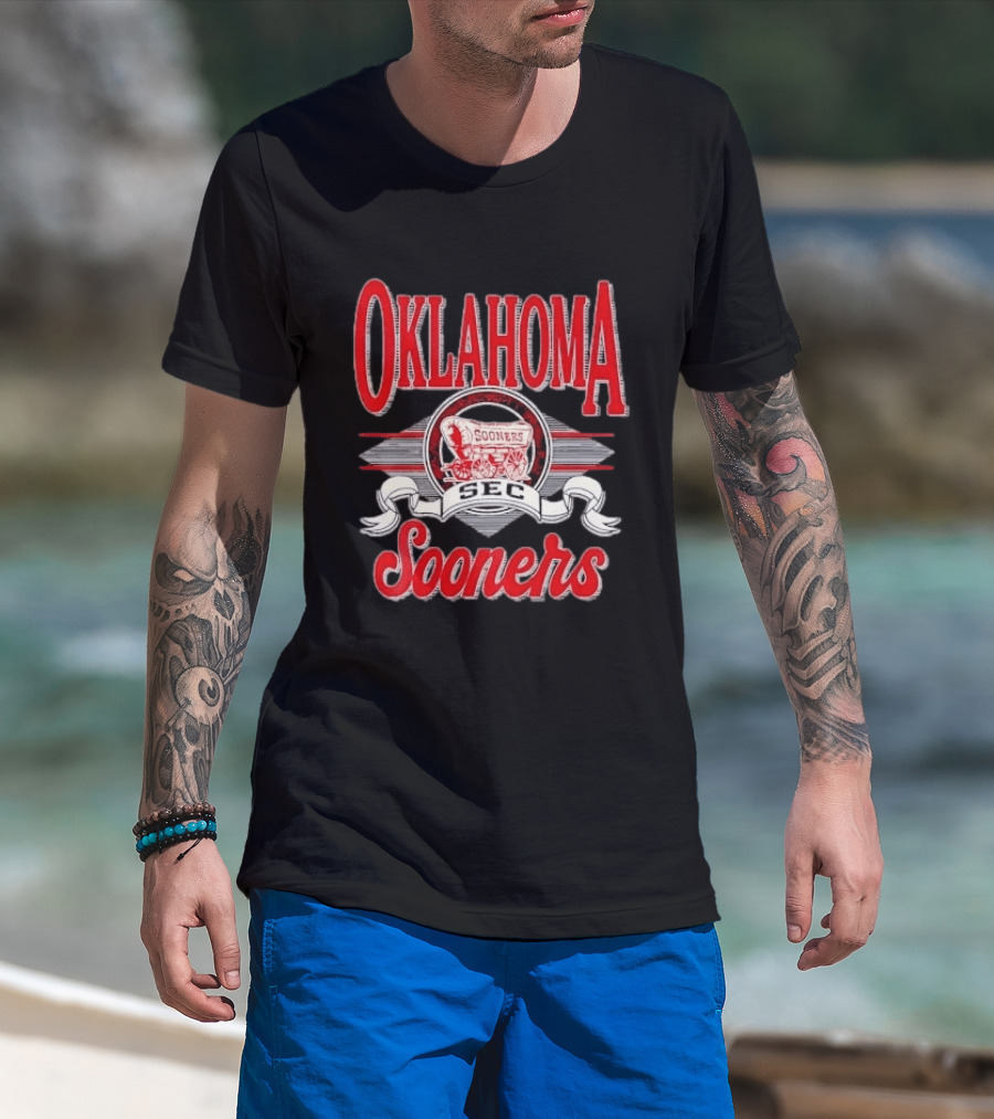 Oklahoma Sooners SEC Football Wagon T-Shirt
