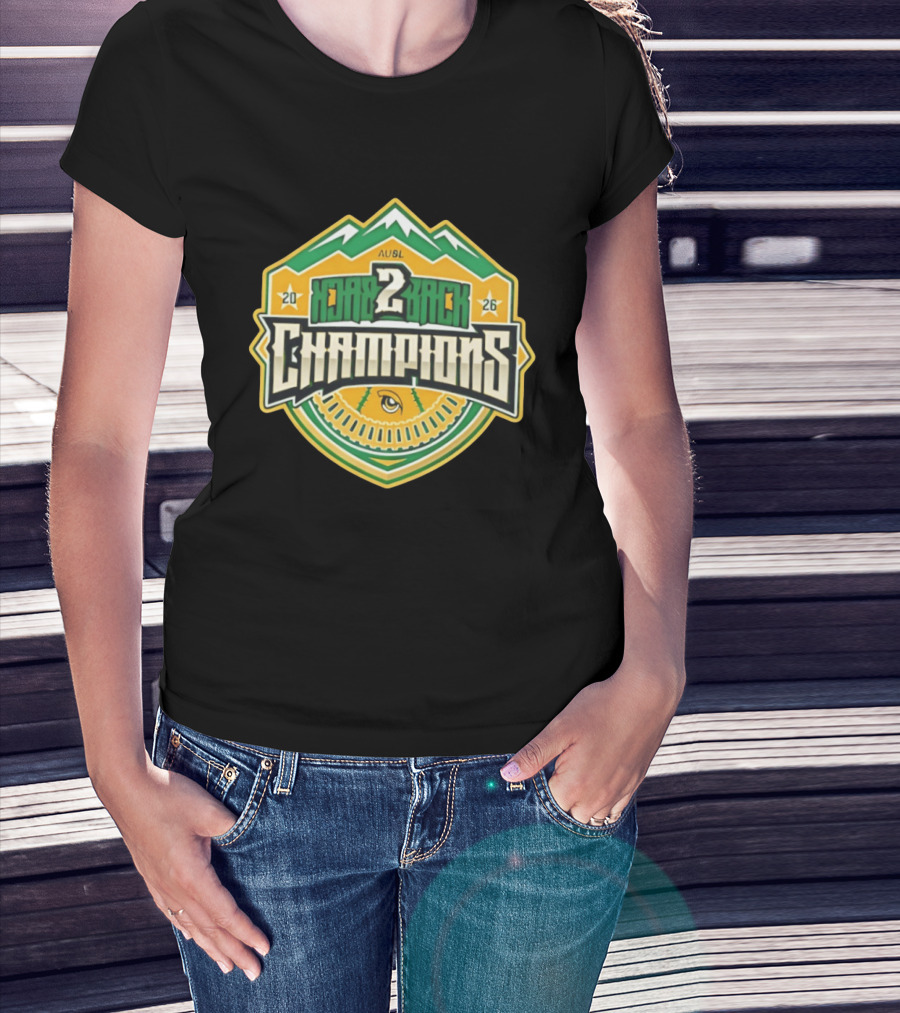 Utah Talons 2026 AUSBL Back 2 Back Champions T-Shirt