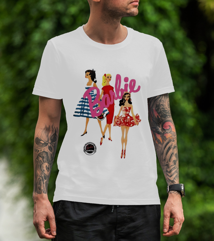 Barbie Vintage Fashion Trio Retro Mattel T-Shirt