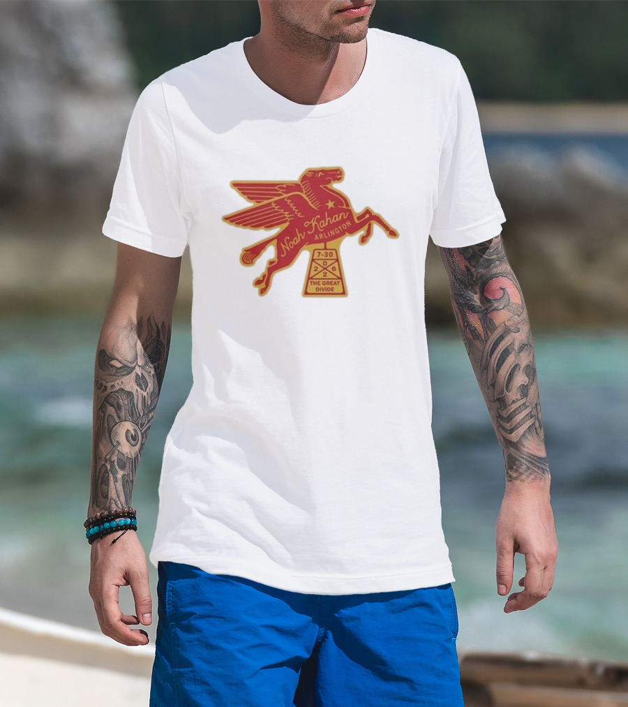 Noah Kahan Arlington July 30 2026 The Great Divide Pegasus T-Shirt