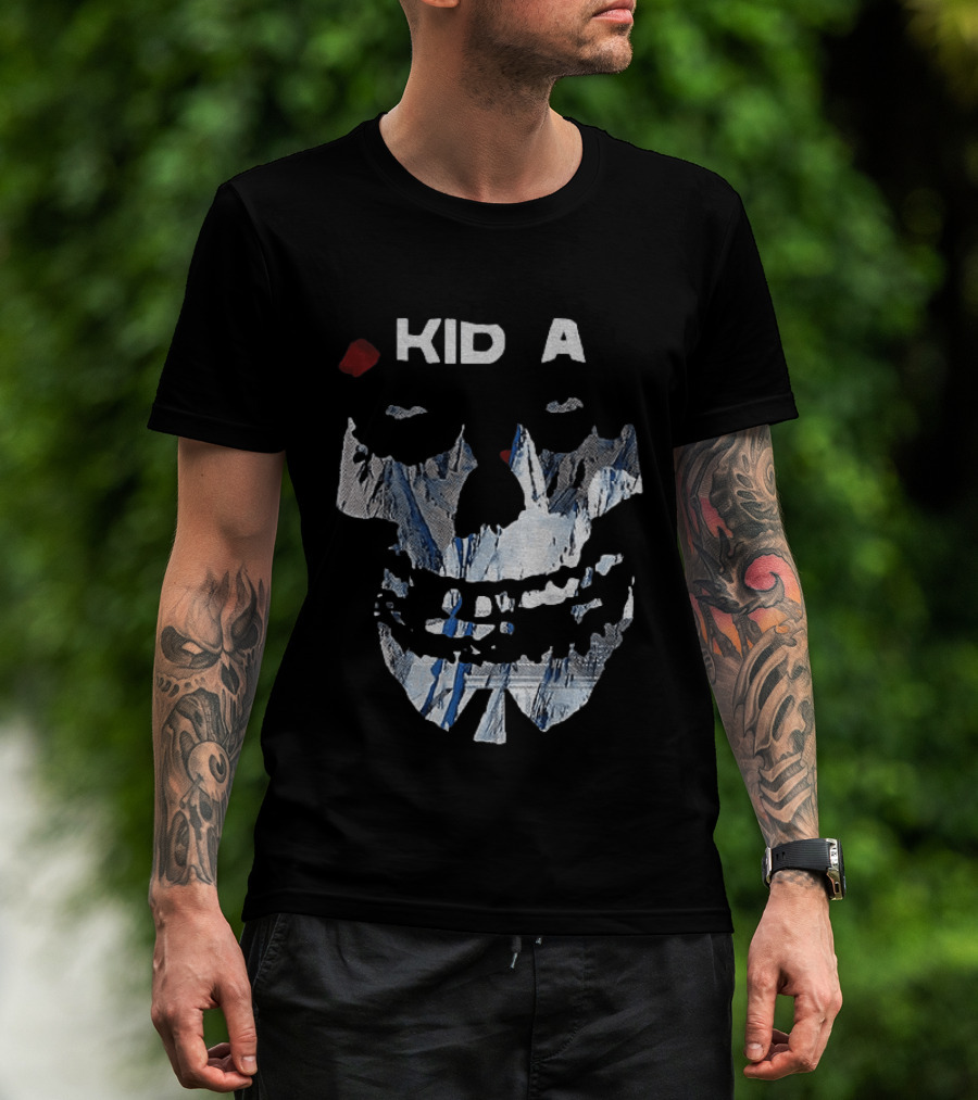 Kid A Fiend Skull Meme T-Shirt