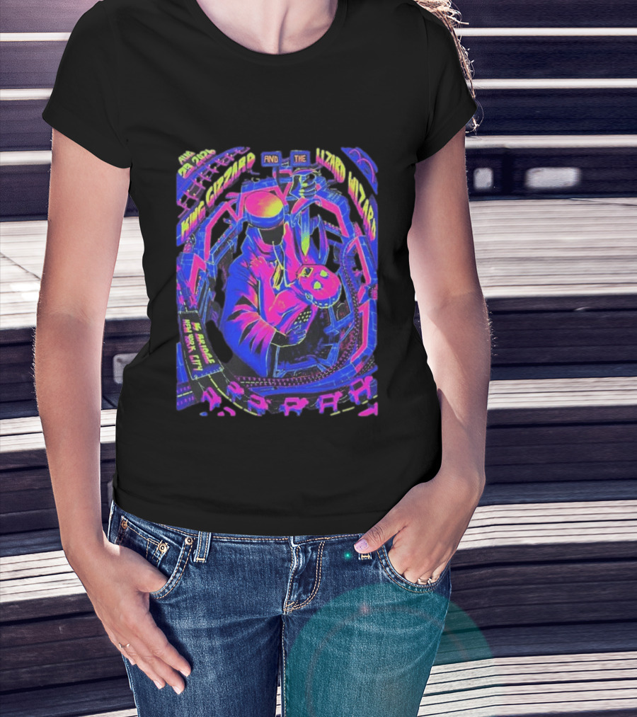 King Gizzard And The Lizard Wizard August 23 2026 New York City Concert Under The K Bridge Park T-Shirt