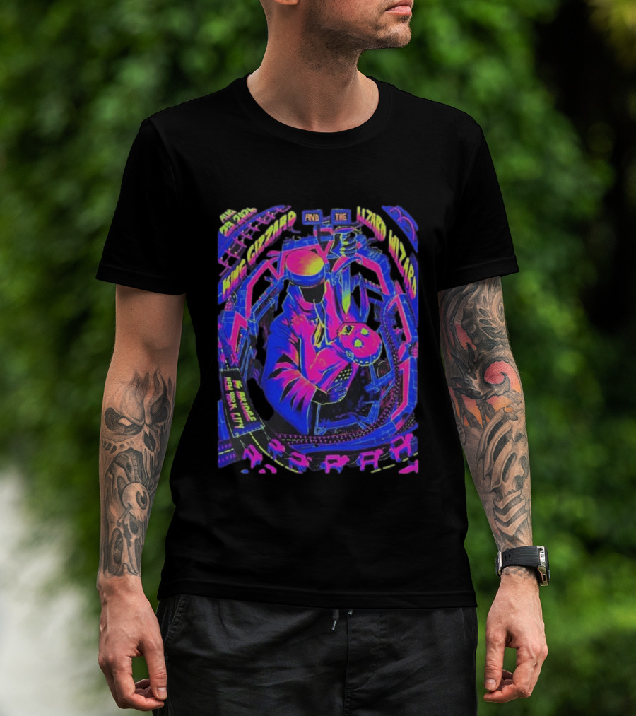King Gizzard And The Lizard Wizard August 23 2026 New York City Concert Under The K Bridge Park T-Shirt