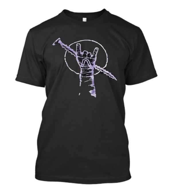 WWE Rock On Real Heels Live Forever Gesture T-Shirt