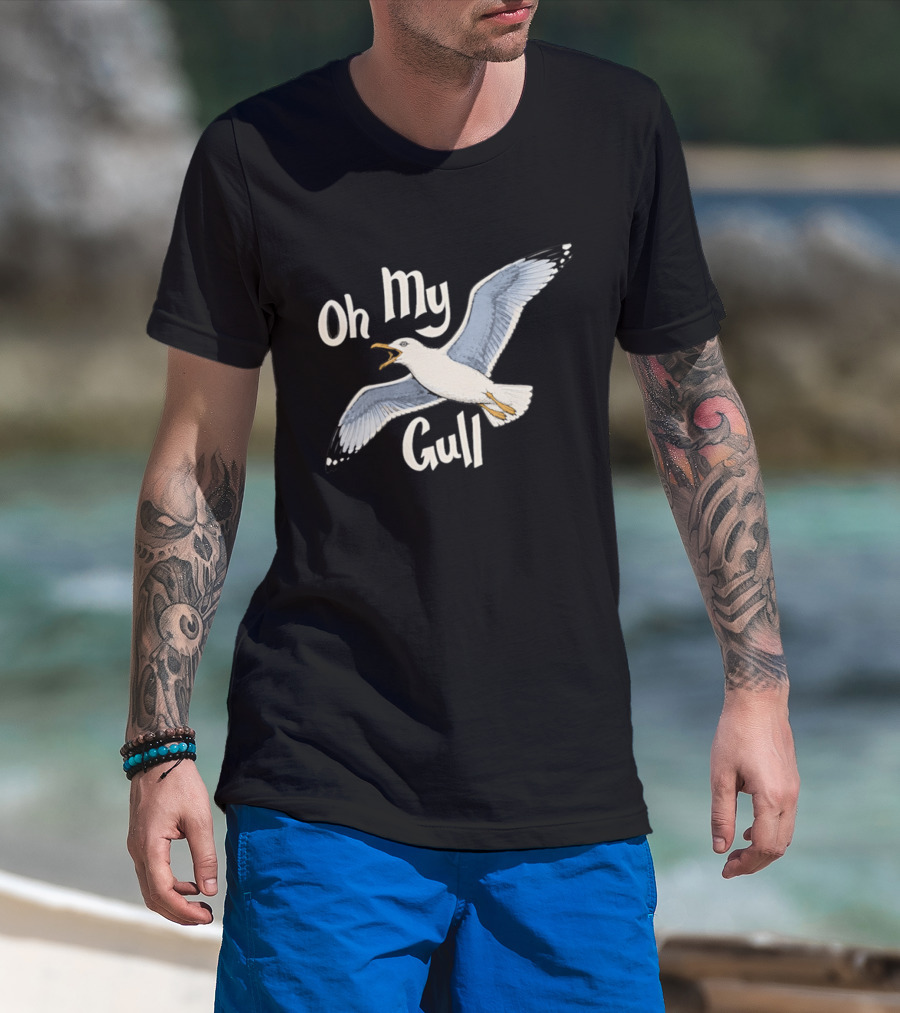 Oh My Gull Seagull Funny Bird T-Shirt